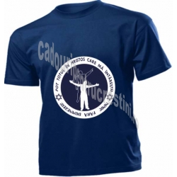 Tricou albastru marin Pot totul...